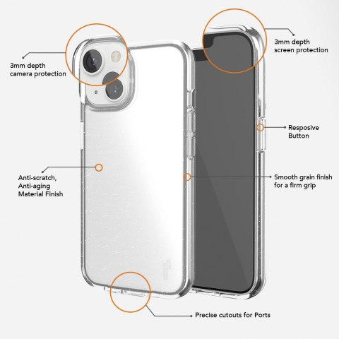 Ugly Rubber nakładka Vogue do iPhone X / Xs transparentna