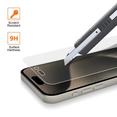 Vmax szkło hartowane 0.33mm clear glass do iPhone 13 / 13 Pro / 16e 6,1" matowe