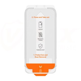 Vmax szkło hartowane easy install 2,5D Normal Glass do iPhone 15 Pro Max 6,7"