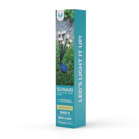 Forever Light Lampa solarna LED SUNARI FLS-89 Świetliki x10 3000K 600mAh Ni-MH