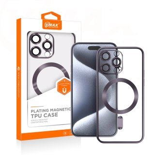 Vmax nakładka Electroplating Mag TPU do iPhone 13 Pro 6,1" fioletowa