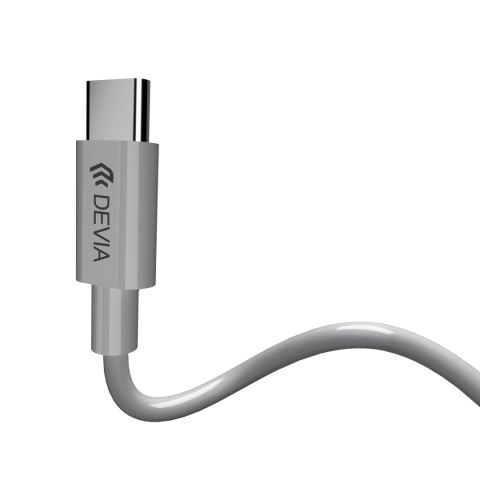 Devia adapter przejściówka EC609 USB-C - USB-C (port) + USB-C (port) biały