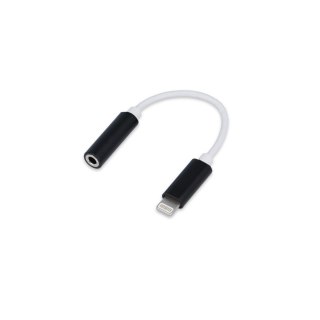 Forever adapter audio jack 3,5mm - Lightning czarny