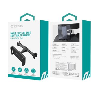 Devia uchwyt samochodowy ES077 czarny do zagłówka