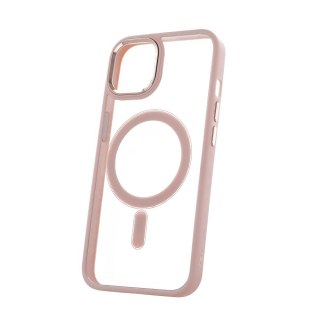 Nakładka Satin Clear Mag do iPhone 14 Pro 6,1" różowa