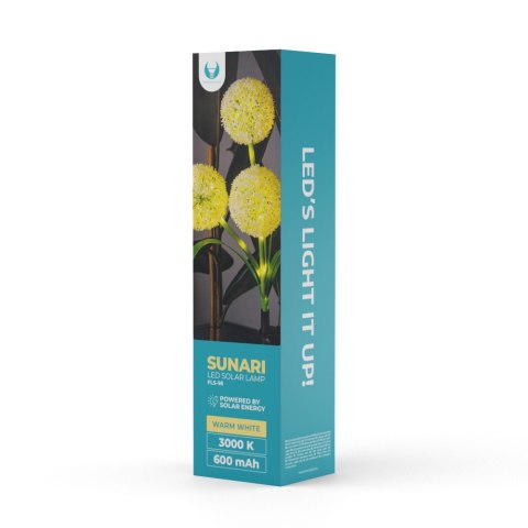 Forever Light Lampa solarna LED SUNARI FLS-95 Czosnek ozdobny 3000K 600mAh Ni-MH