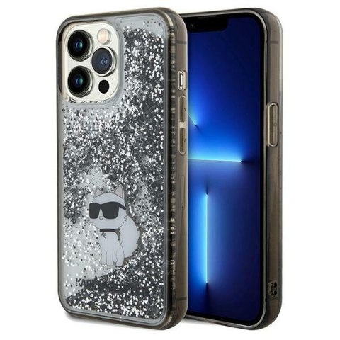 Karl Lagerfeld nakładka do iPhone 13 Pro 6,1" KLHCP13LLKCNSK transparentna HC LIQ. GLITTER C