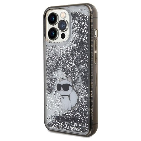 Karl Lagerfeld nakładka do iPhone 13 Pro 6,1" KLHCP13LLKCNSK transparentna HC LIQ. GLITTER C
