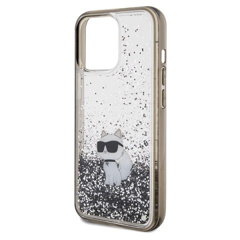 Karl Lagerfeld nakładka do iPhone 13 Pro 6,1" KLHCP13LLKCNSK transparentna HC LIQ. GLITTER C