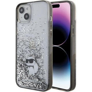 Karl Lagerfeld nakładka do iPhone 15 Plus 6,7" KLHCP15MLKCNSK transparentna HC LIQ. GLITTER C