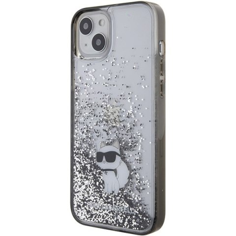 Karl Lagerfeld nakładka do iPhone 15 Plus 6,7" KLHCP15MLKCNSK transparentna HC LIQ. GLITTER C
