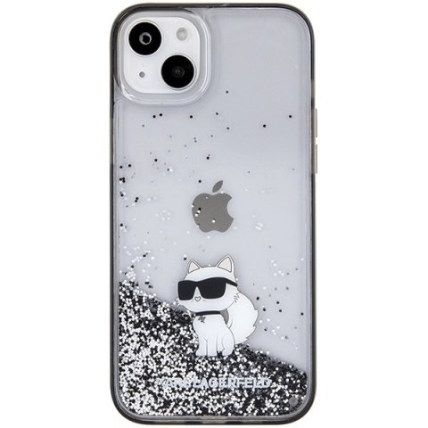 Karl Lagerfeld nakładka do iPhone 15 Plus 6,7" KLHCP15MLKCNSK transparentna HC LIQ. GLITTER C