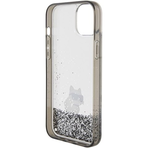 Karl Lagerfeld nakładka do iPhone 15 Plus 6,7" KLHCP15MLKCNSK transparentna HC LIQ. GLITTER C