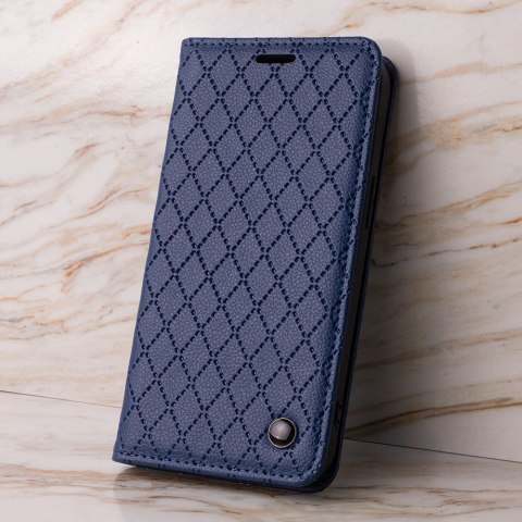Etui Smart Caro do Xiaomi Redmi 13C 4G / 13C 5G / Poco C65 granatowe