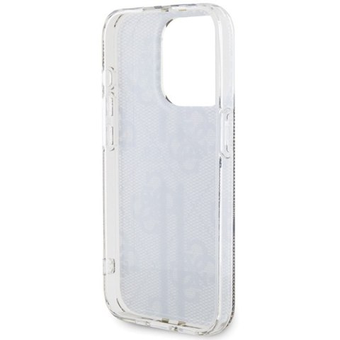 Guess nakładka do iPhone 15 Pro Max 6,7" GUHCP15XH4PSEGW brązowa HC IML 4G GOLD STRIPE