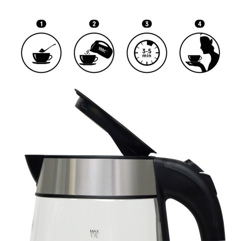 Huslog czajnik szklany 1,7L AK-0537