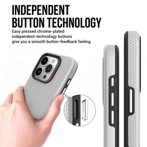 Vmax nakładka Triangle Case do Samsung Galaxy A35 5G srebrna