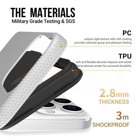 Vmax nakładka Triangle Case do Samsung Galaxy S24 Plus srebrna