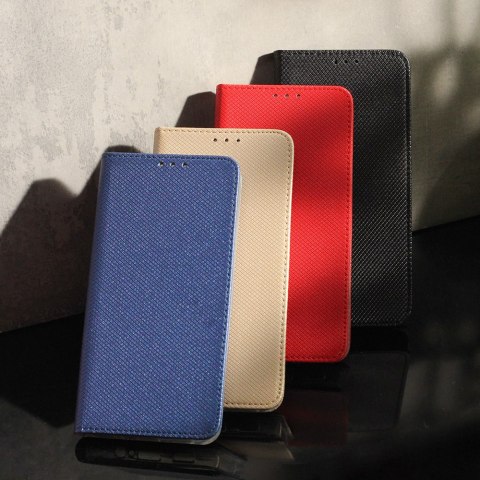 Etui Smart Magnet do Xiaomi Redmi Note 13 Pro 4G / Poco M6 Pro / Note 14s 4G złote