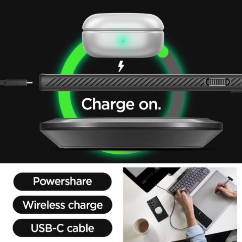 Spigen nakładka Liquid Air do Samsung Galaxy S24 Ultra matowa czarna