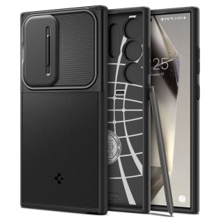 Spigen nakładka Optik Armor do Samsung Galaxy S24 Ultra czarna