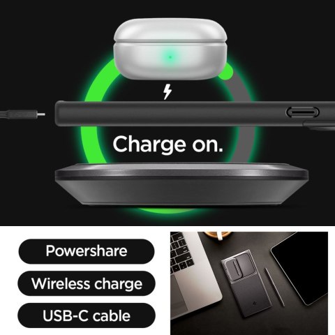 Spigen nakładka Optik Armor do Samsung Galaxy S24 Ultra czarna