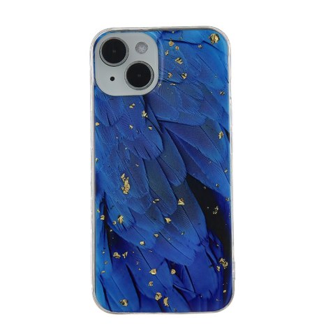 Nakładka Gold Glam do Samsung Galaxy A35 5G blue
