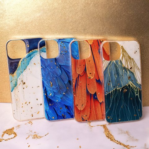 Nakładka Gold Glam do Samsung Galaxy A35 5G blue