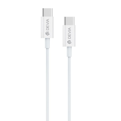 Devia kabel Smart EC042 PD USB-C - USB-C 1,0 m 60W 3A biały