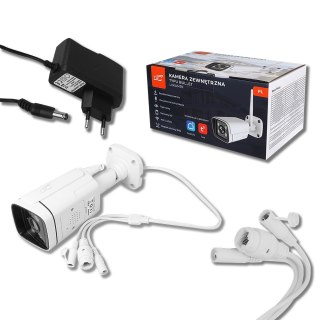 Kamera zewnętrzna BULLET biała IP66 PTZ WiFi&LAN 4Mpix 85*LED 4*IR soczewka 3,6mm (IR Cut Filter) DC12V Model B LTC Vision
