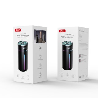 XO nawilżacz powietrza HF09 podświetlany bezprzewodowy 300 ml różowy
