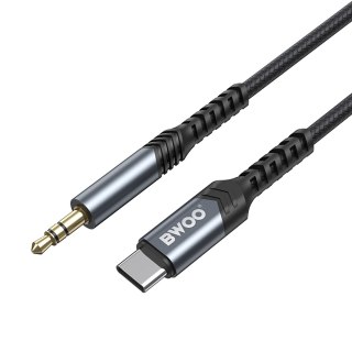 BWOO kabel AUX 3.5mm - USB-C BO-AUX066 czarny