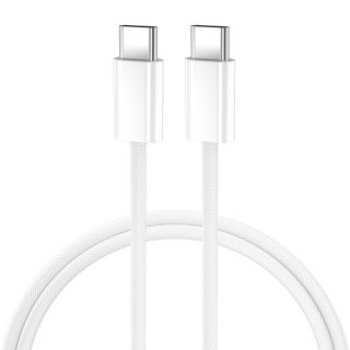 BWOO kabel USB-C - USB-C 1m 60W do iPhone 15 BO-X284 biały
