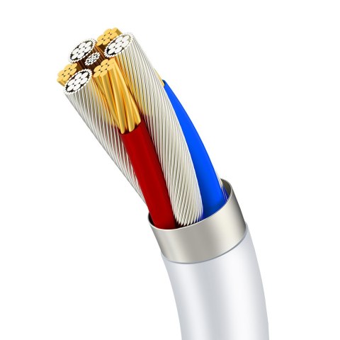 BWOO słuchawki BO-HF10 Wired Earphone lightning stereo białe