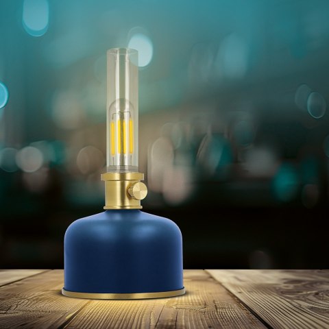 Lampa naftowa Retro LED niebieska FLR-35 Forever Light
