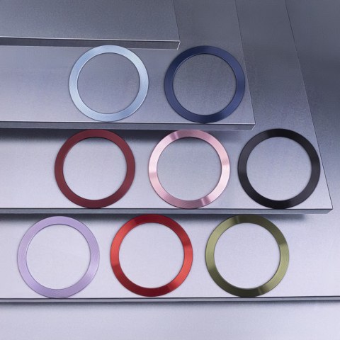 Metal Ring (2szt.) czerwony