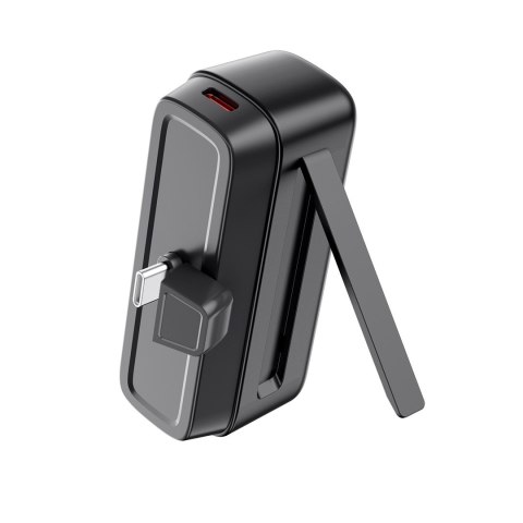 XO power bank mini PR244 20W 5000 mAh z konektorem USB-C czarny