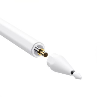 OS-Baseus rysik Smooth Writing 2 Series Stylus Lite with LED Indicators, Moon White (Active version with type-C cable and active