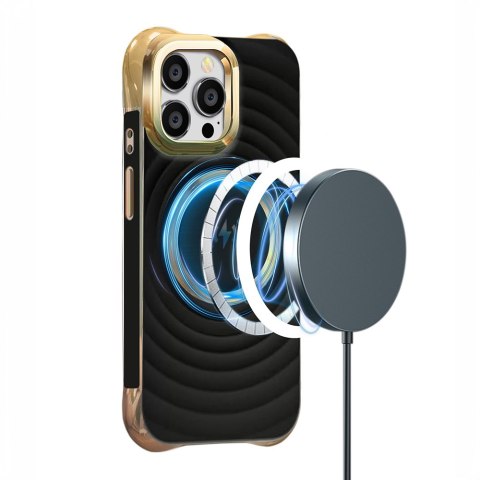 Nakładka Circle Glam Mag do iPhone 12 / 12 Pro 6,1" czarna