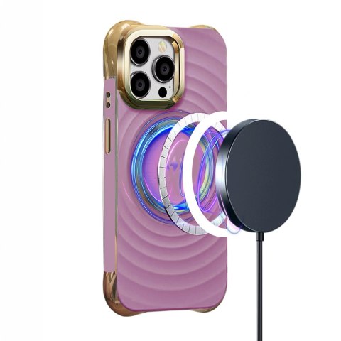 Nakładka Circle Glam Mag do iPhone 13 Pro 6,1" fioletowa