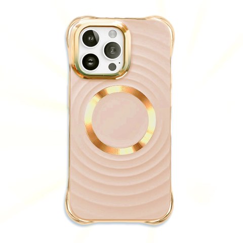 Nakładka Circle Glam Mag do iPhone 13 Pro 6,1" różowa