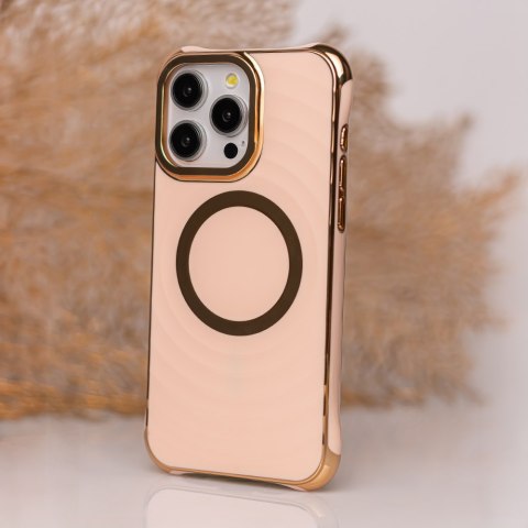 Nakładka Circle Glam Mag do iPhone 14 Pro 6,1" różowa