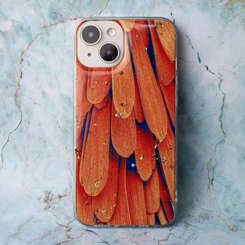 Nakładka Gold Glam do iPhone 13 Pro 6,1" orange