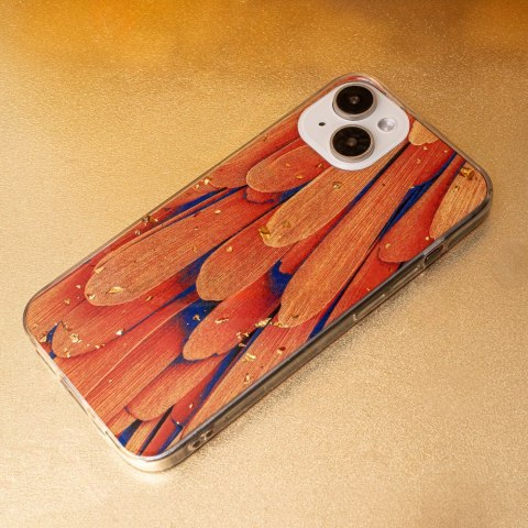 Nakładka Gold Glam do iPhone 13 Pro 6,1" orange