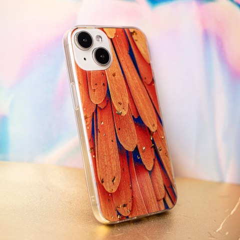 Nakładka Gold Glam do iPhone 13 Pro 6,1" orange