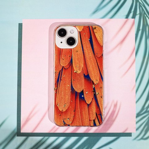 Nakładka Gold Glam do iPhone 13 Pro 6,1" orange