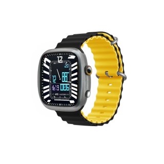 Devia pasek Deluxe Sport6 do Apple Watch 44mm/ 45mm/ 46mm/ 49mm czarny-żółty