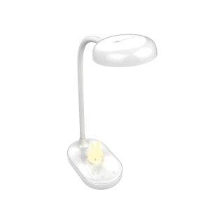 Lampa biurkowa LED 4,5W ze świecącym króliczkiem PURE FLB-30 ASTRID biała Forever Light