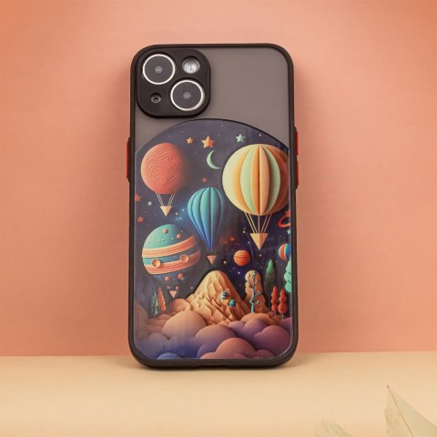 Nakładka Ultra Trendy do iPhone 14 6,1" Travel czarna