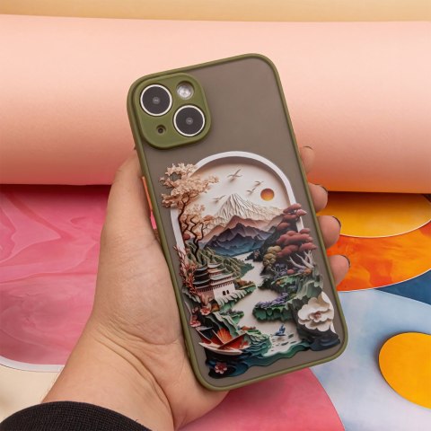 Nakładka Ultra Trendy do Samsung Galaxy S23 Travel zielona